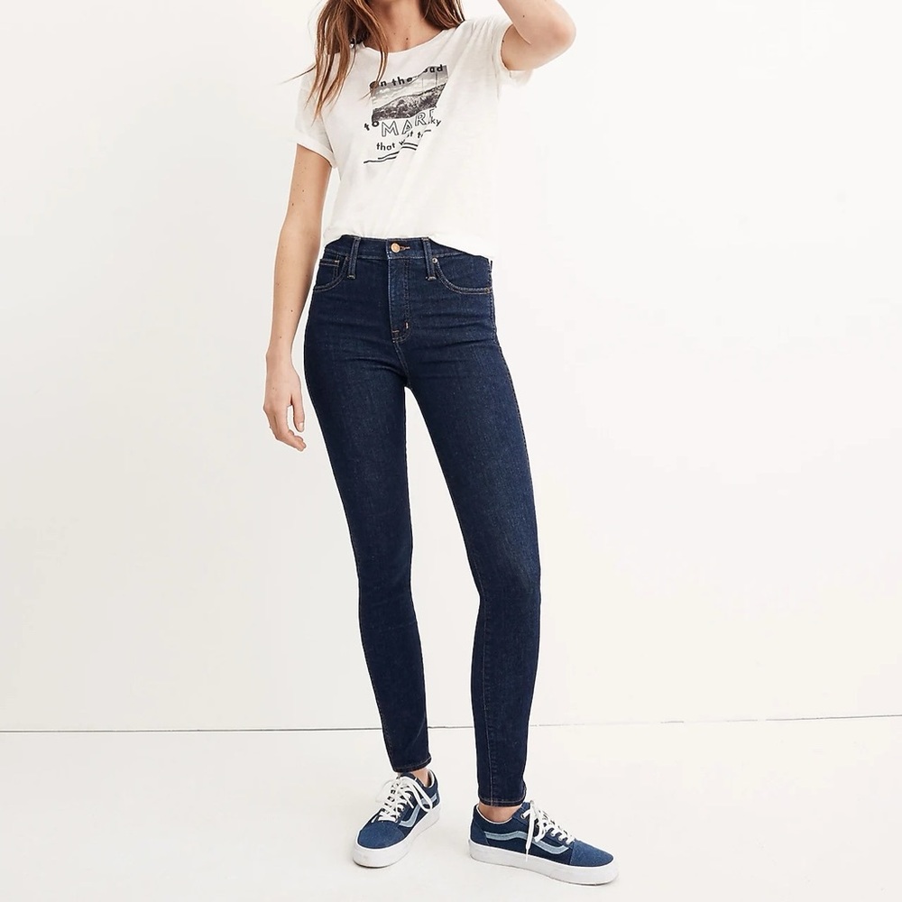 Madewell 10” High Rise Skinny Jeans Size 25 in Lucille Wash